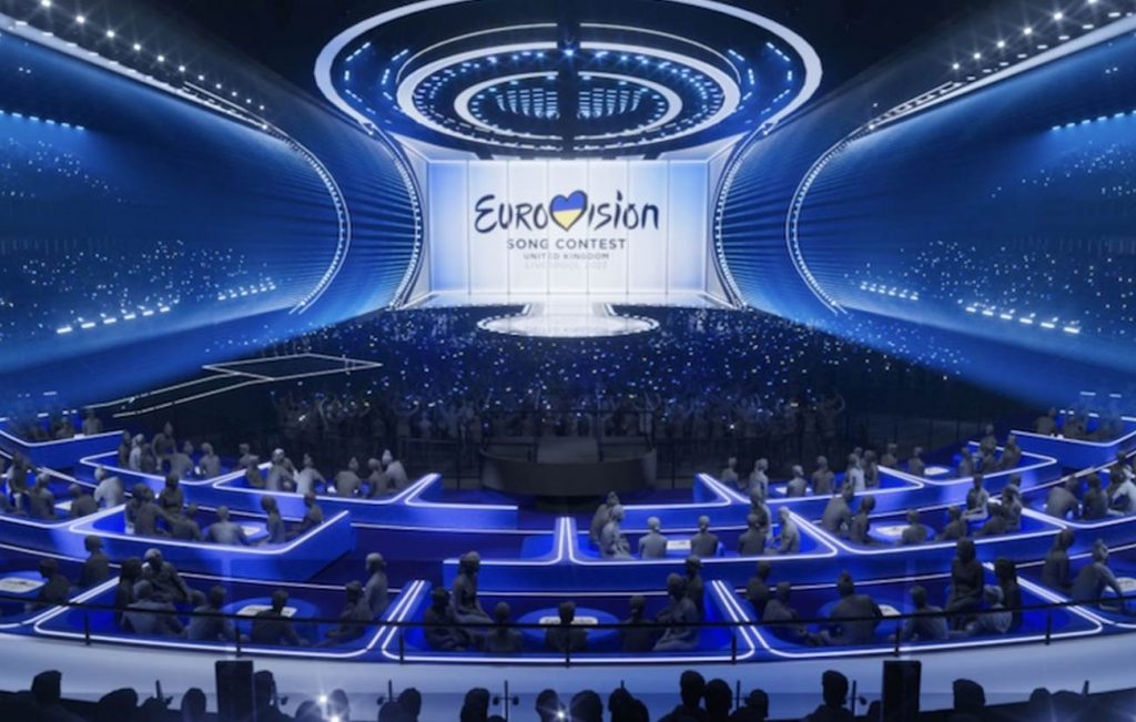 Eurovision 2023: Οι πρώτες εικόνες από τη σκηνή του Λίβερπουλ